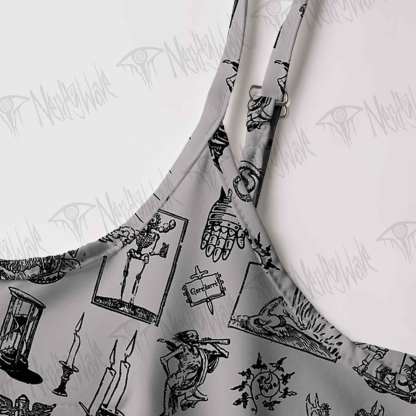 Weird Middle Ages Strap Midi Sundress
