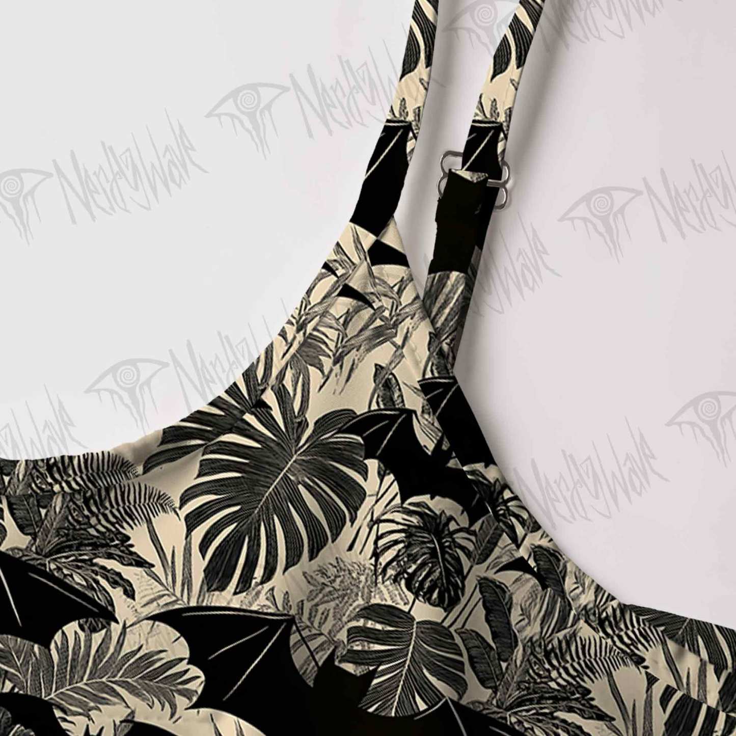 Bats in the Jungle Strap Midi Sundress