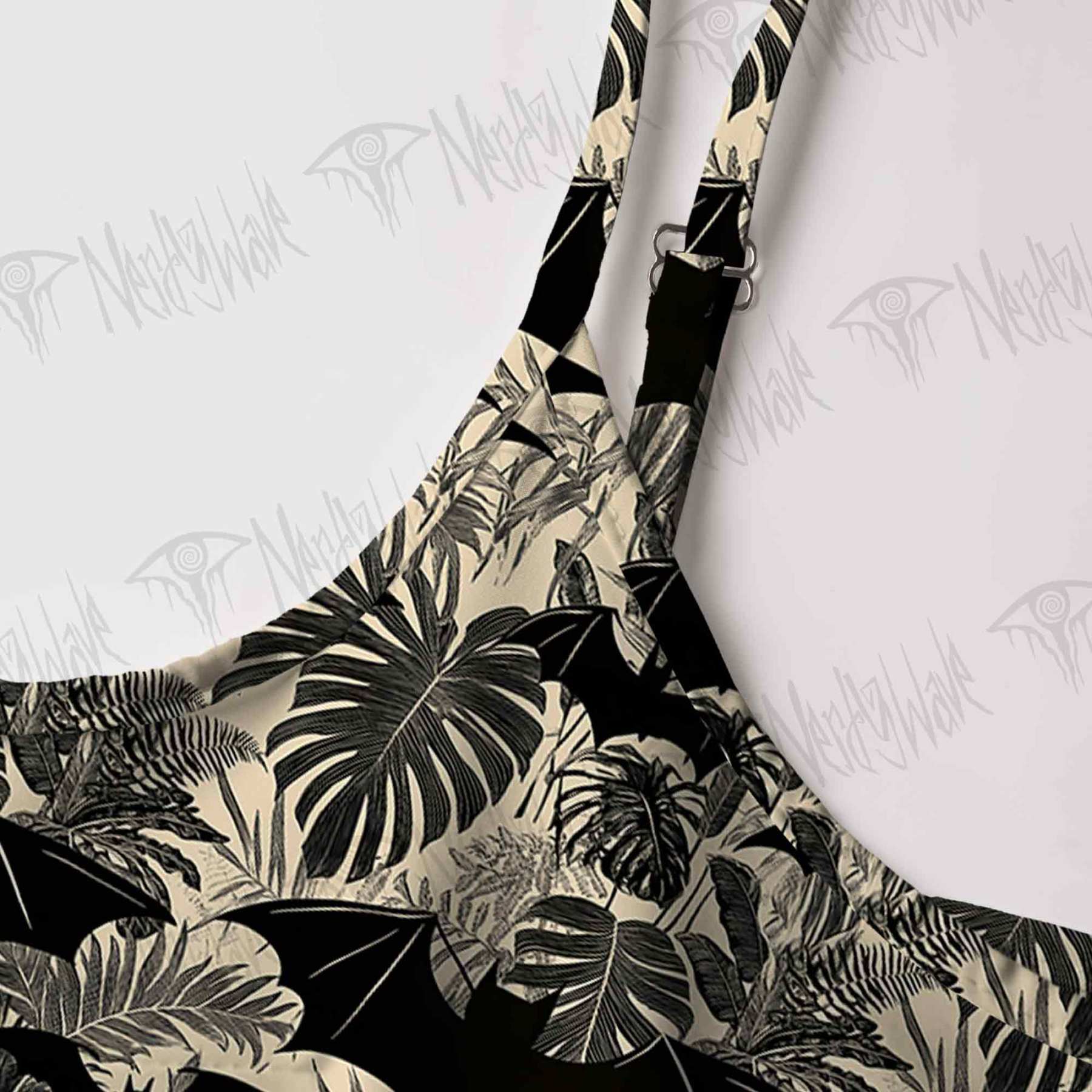 Bats in the Jungle Strap Midi Sundress