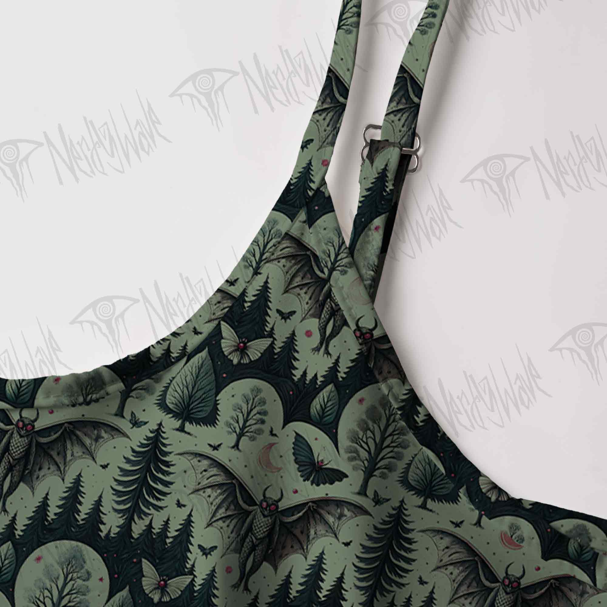 Home of the Mothman Strap Midi Sundress