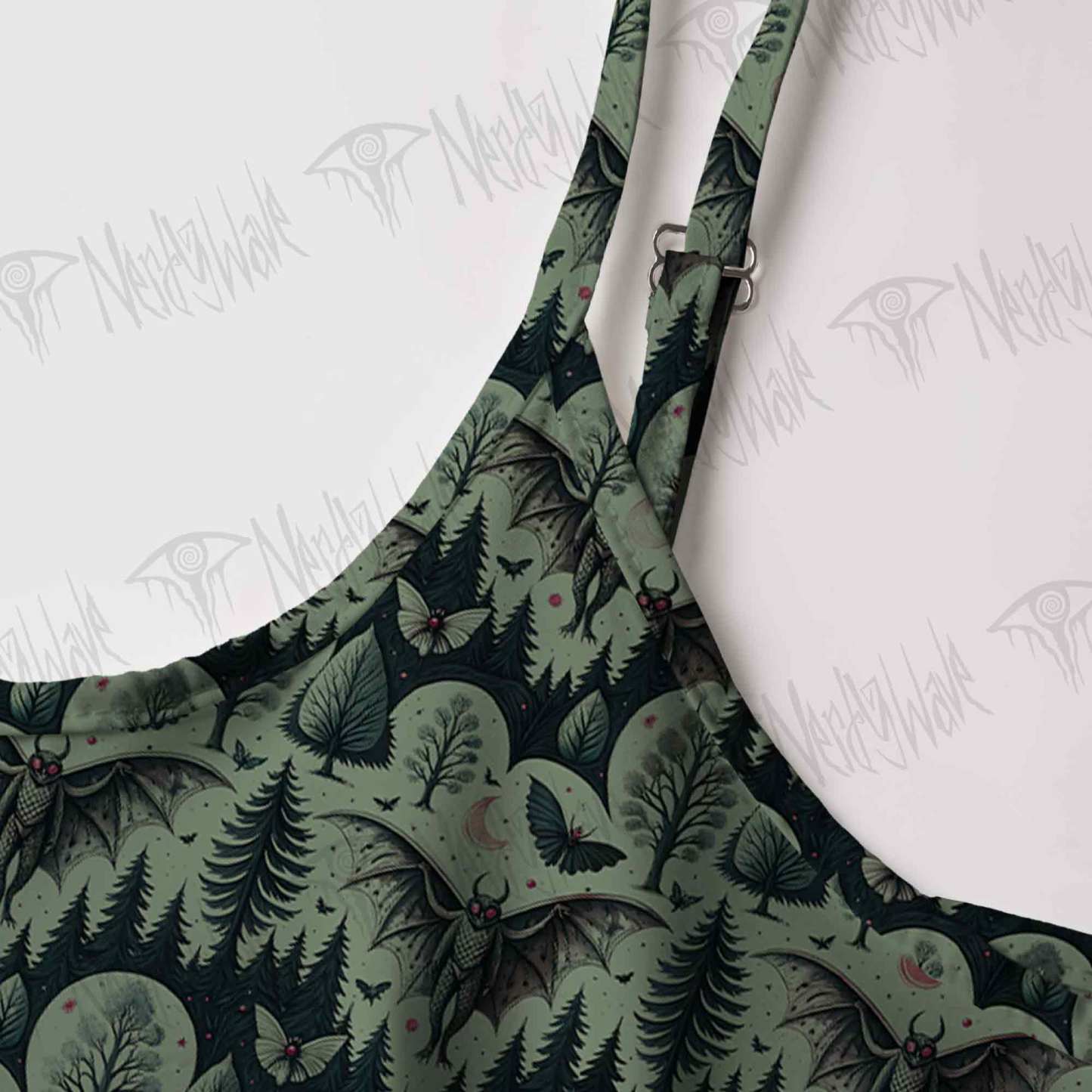 Home of the Mothman Strap Midi Sundress