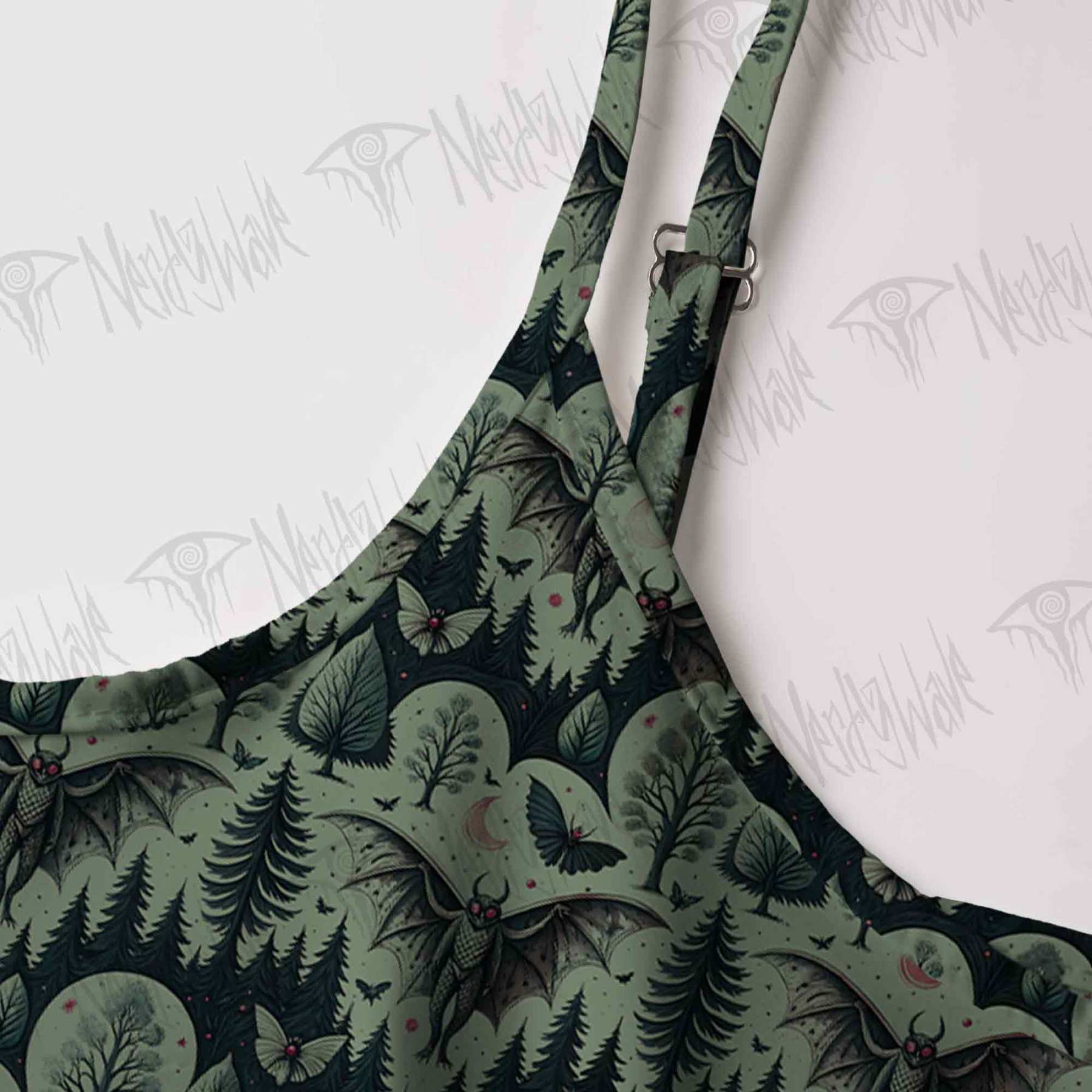 Home of the Mothman Strap Midi Sundress