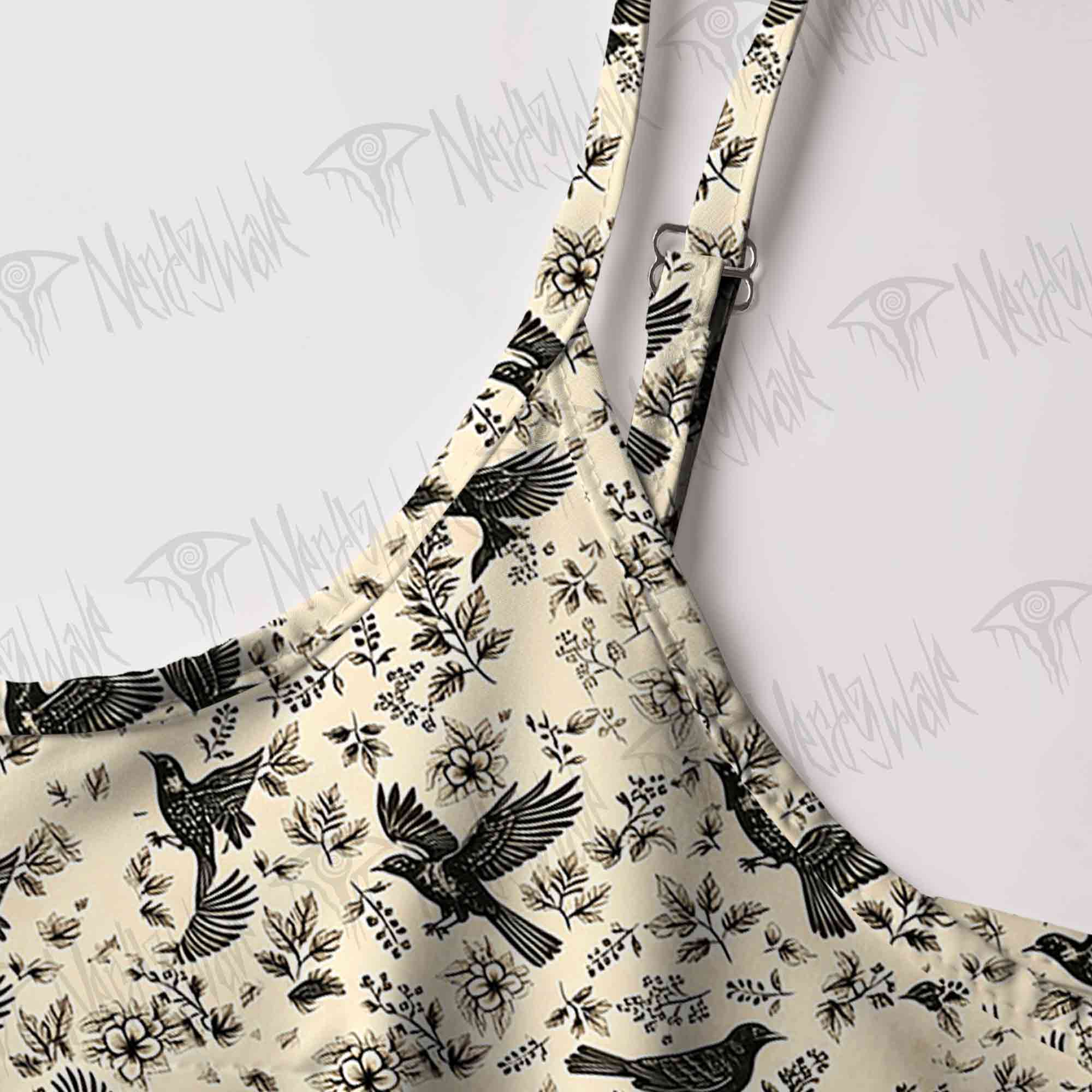 Raven's Meadow Strap Midi Sundress
