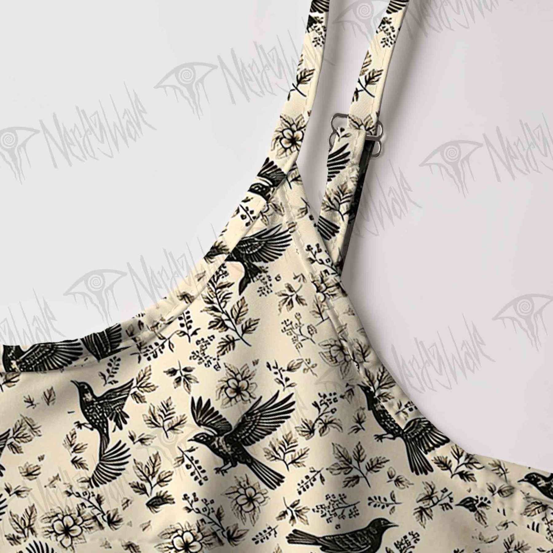 Raven's Meadow Strap Midi Sundress