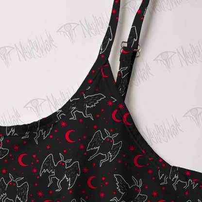 Mothman Night Strap Midi Sundress