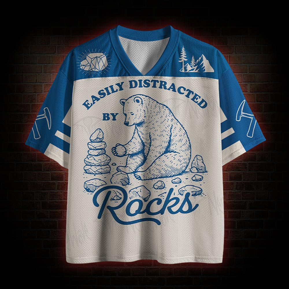 Wait I See A Rocks Mesh Jersey