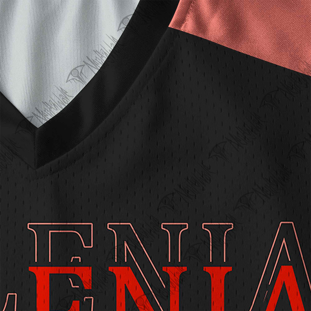 I Have Never Known Defeat V-Neck Long Sleeve Jersey