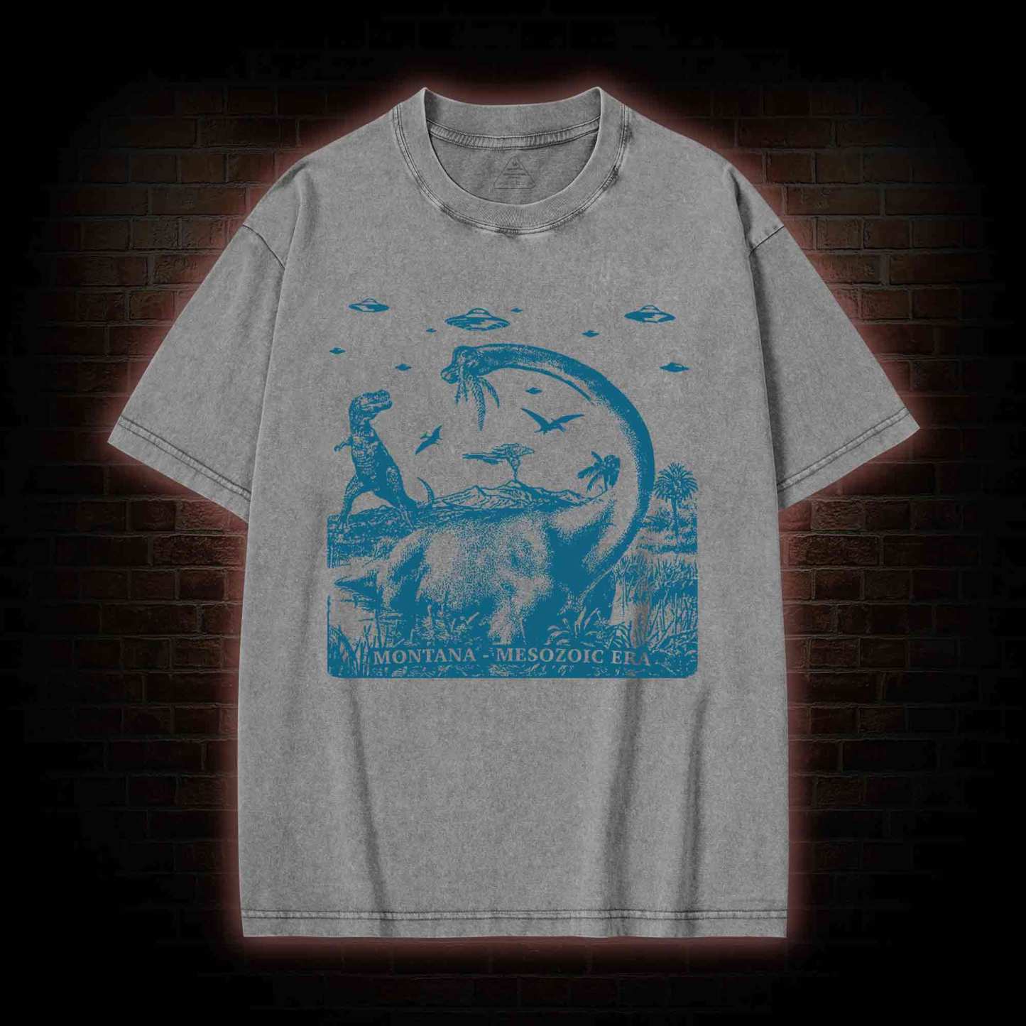 Montana Mesozoic Era Washed T-shirt