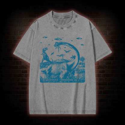 Montana Mesozoic Era Washed T-shirt