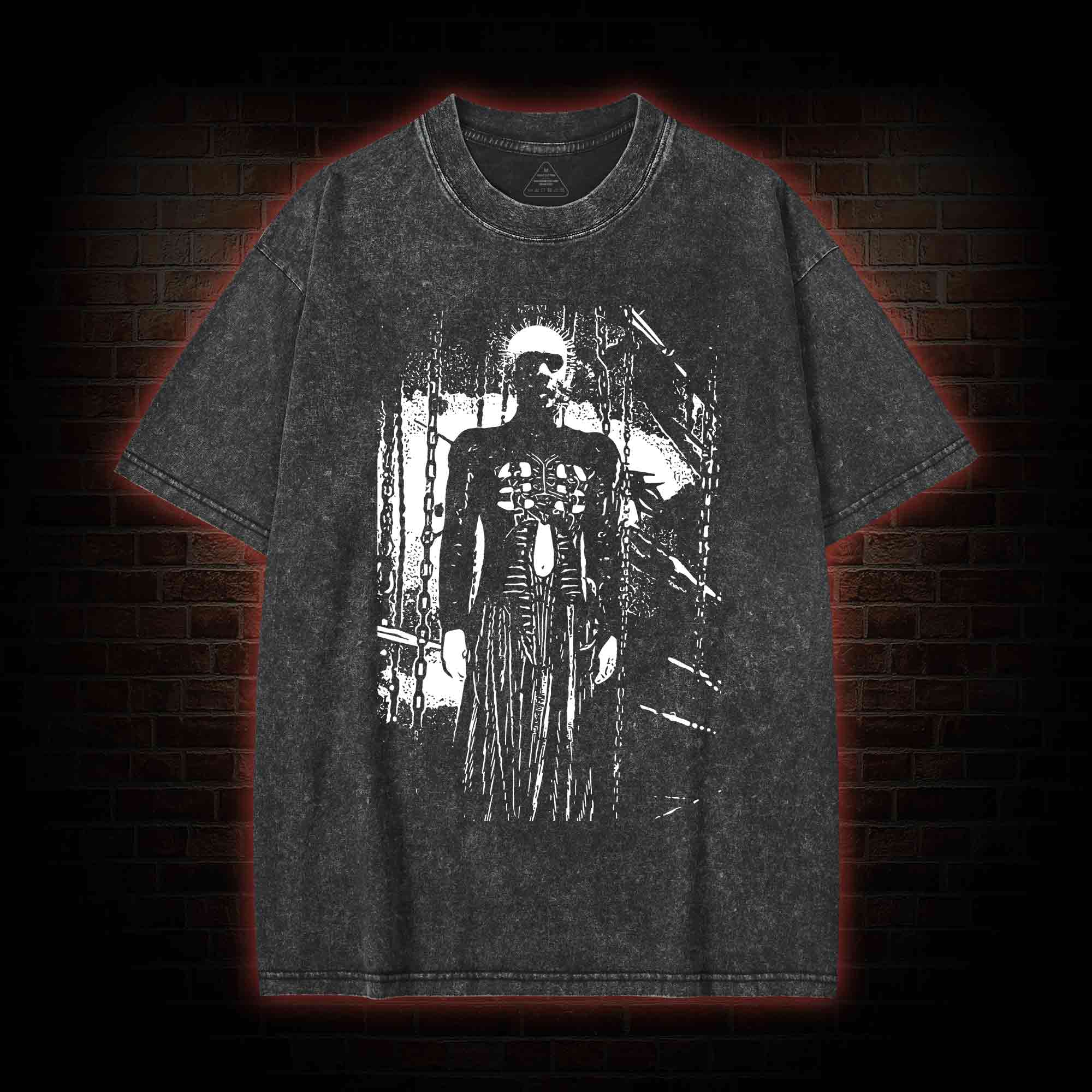 Pinhead Chains Washed T-shirt