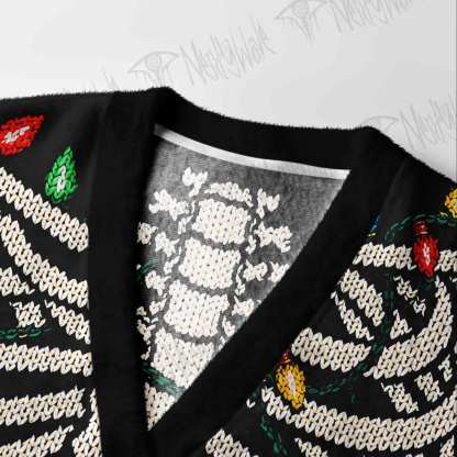 Deck the Bones Cardigan Sweater