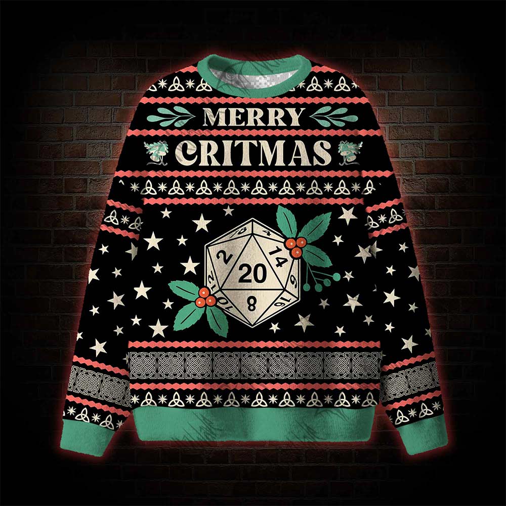 Merry Critmas Ugly Sweatshirts