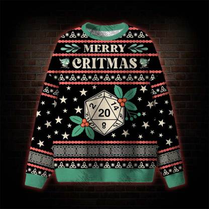 Merry Critmas Ugly Sweatshirts