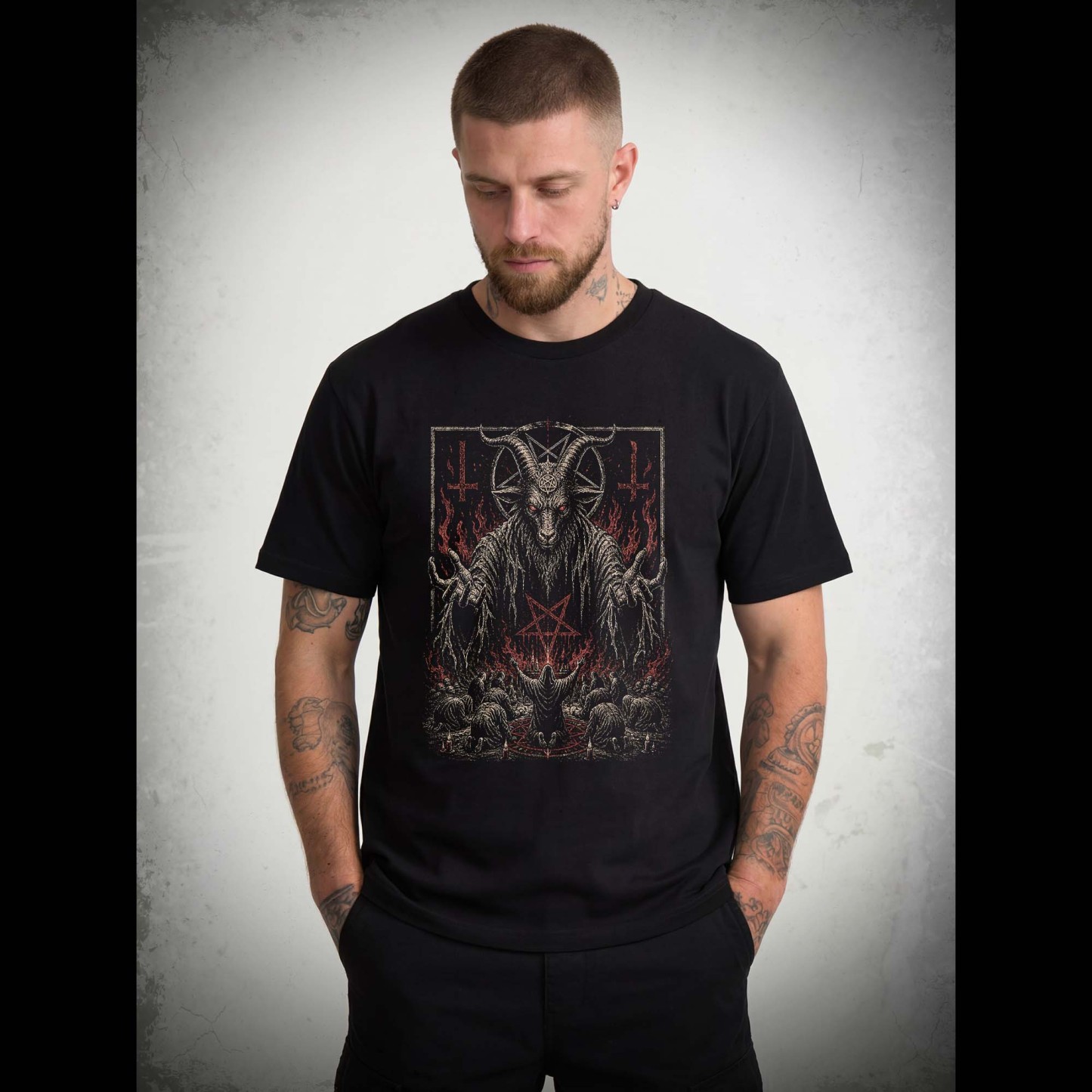 Baphomet Aesthetic T-shirt