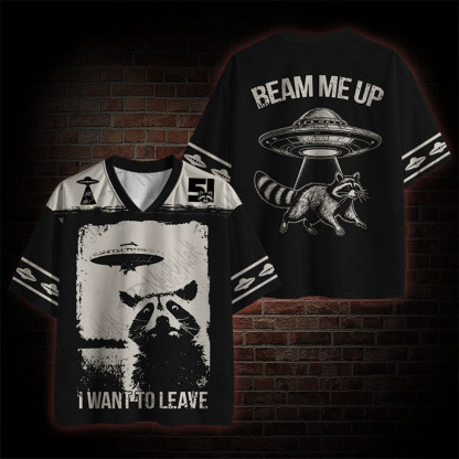 I Want to Leave Mesh Jersey