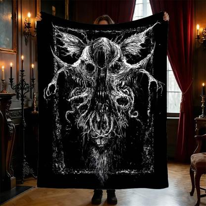 Shadow of The Demon Flannel Blanket