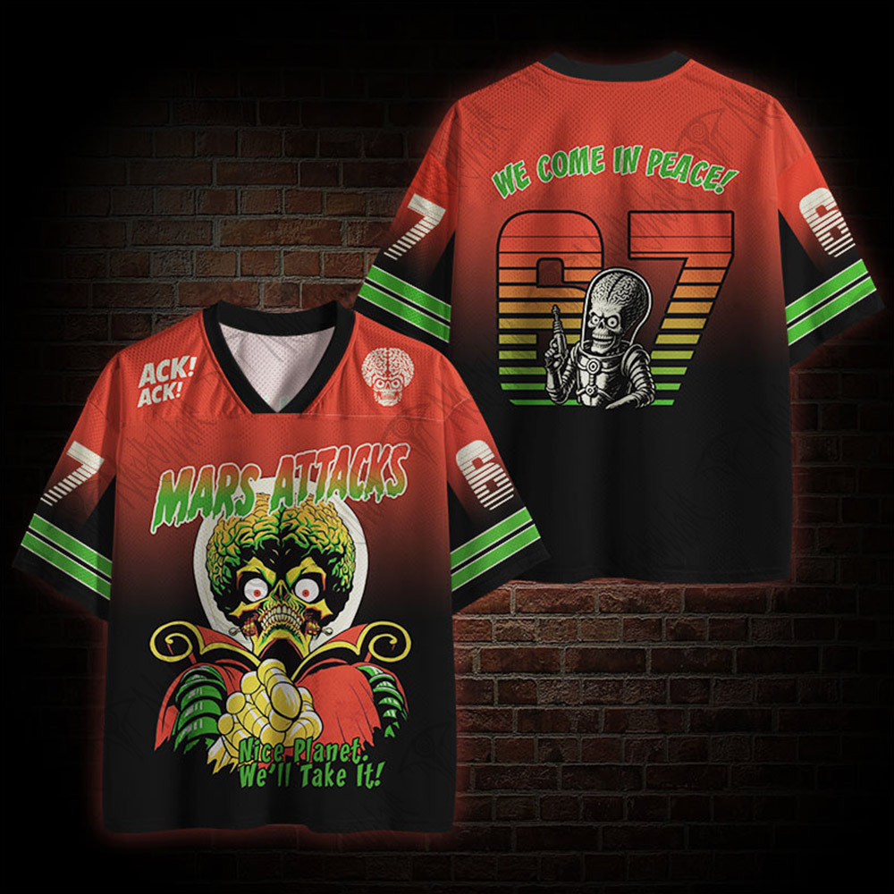 We Come in Peace Mesh Jersey