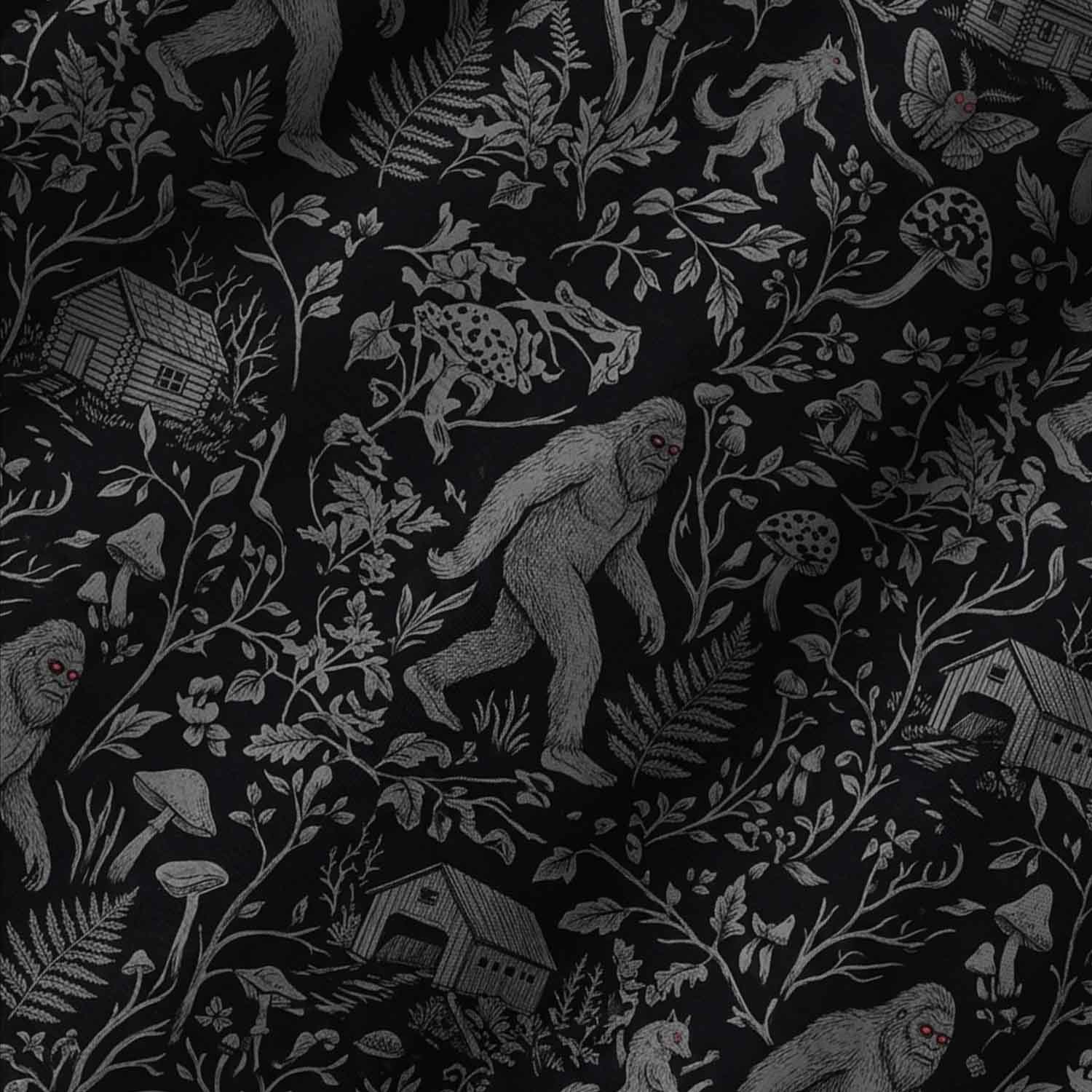  Cryptid Forest Lightweight Hawaiian Shirt