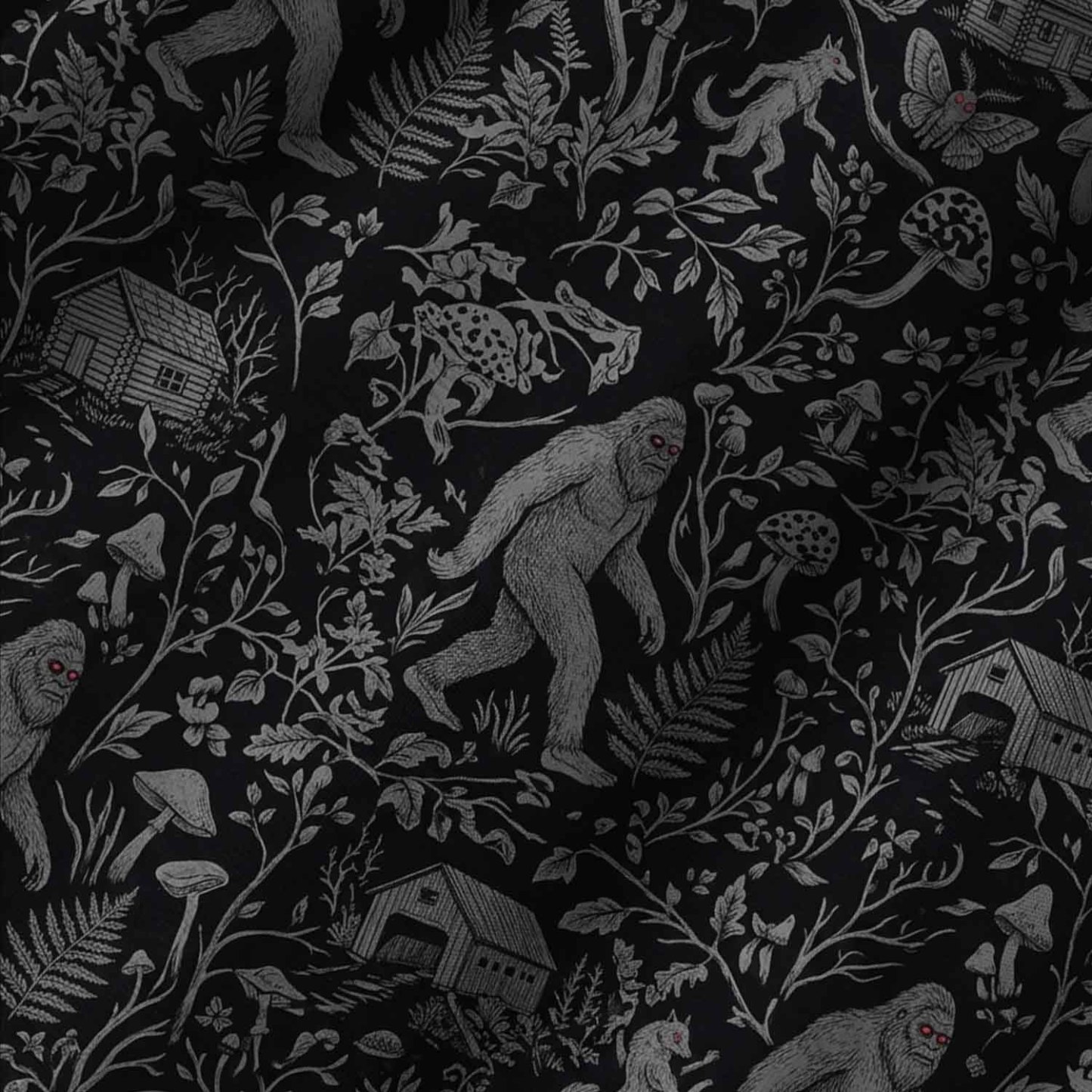  Cryptid Forest Lightweight Hawaiian Shirt
