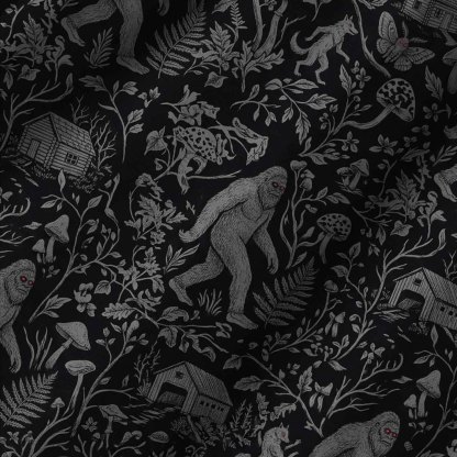  Cryptid Forest Lightweight Hawaiian Shirt