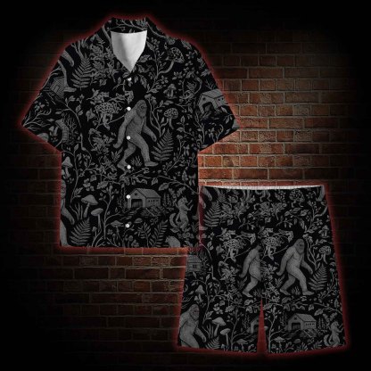  Cryptid Forest Lightweight Hawaiian Shirt