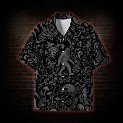  Cryptid Forest Lightweight Hawaiian Shirt