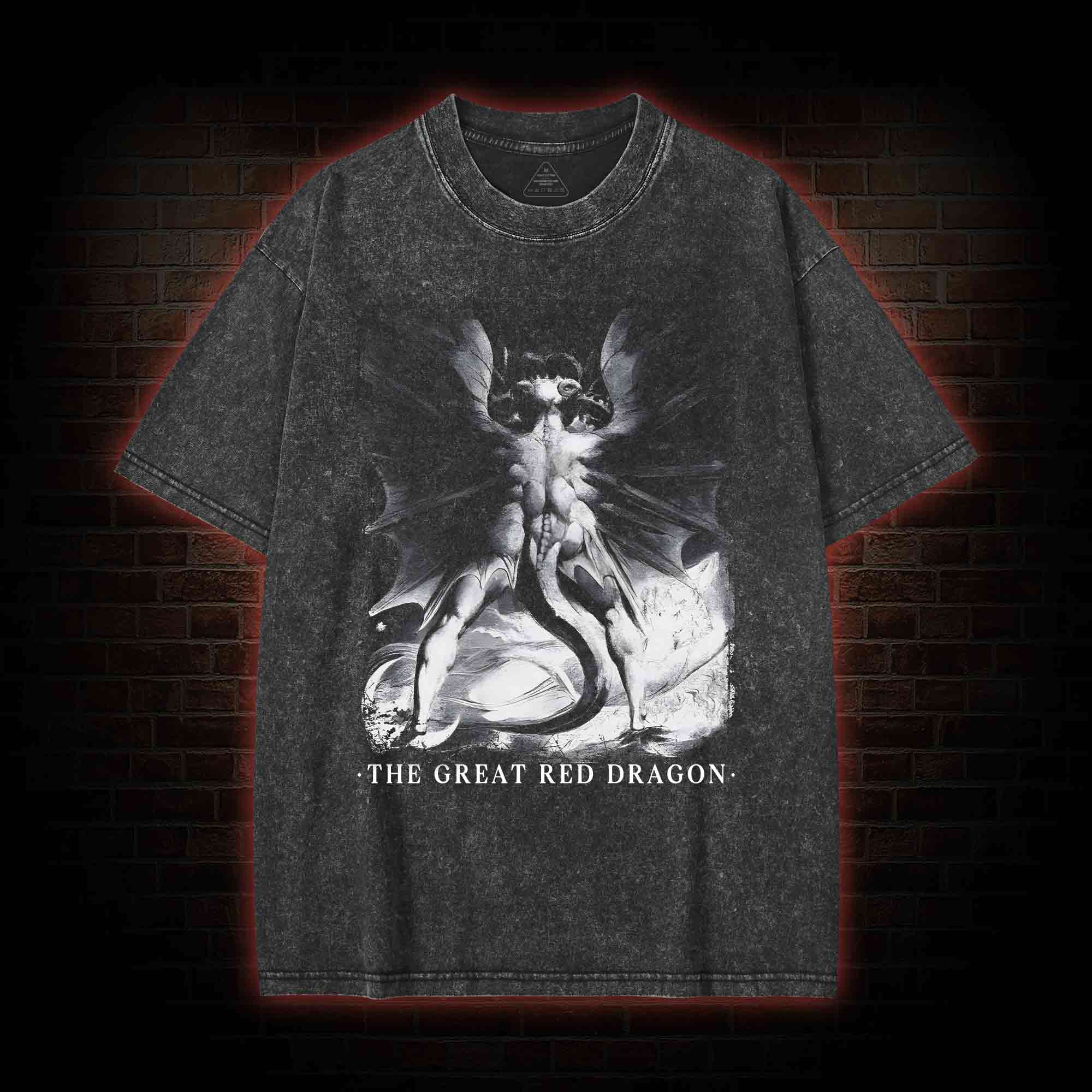 The Great Red Dragon Washed T-shirt