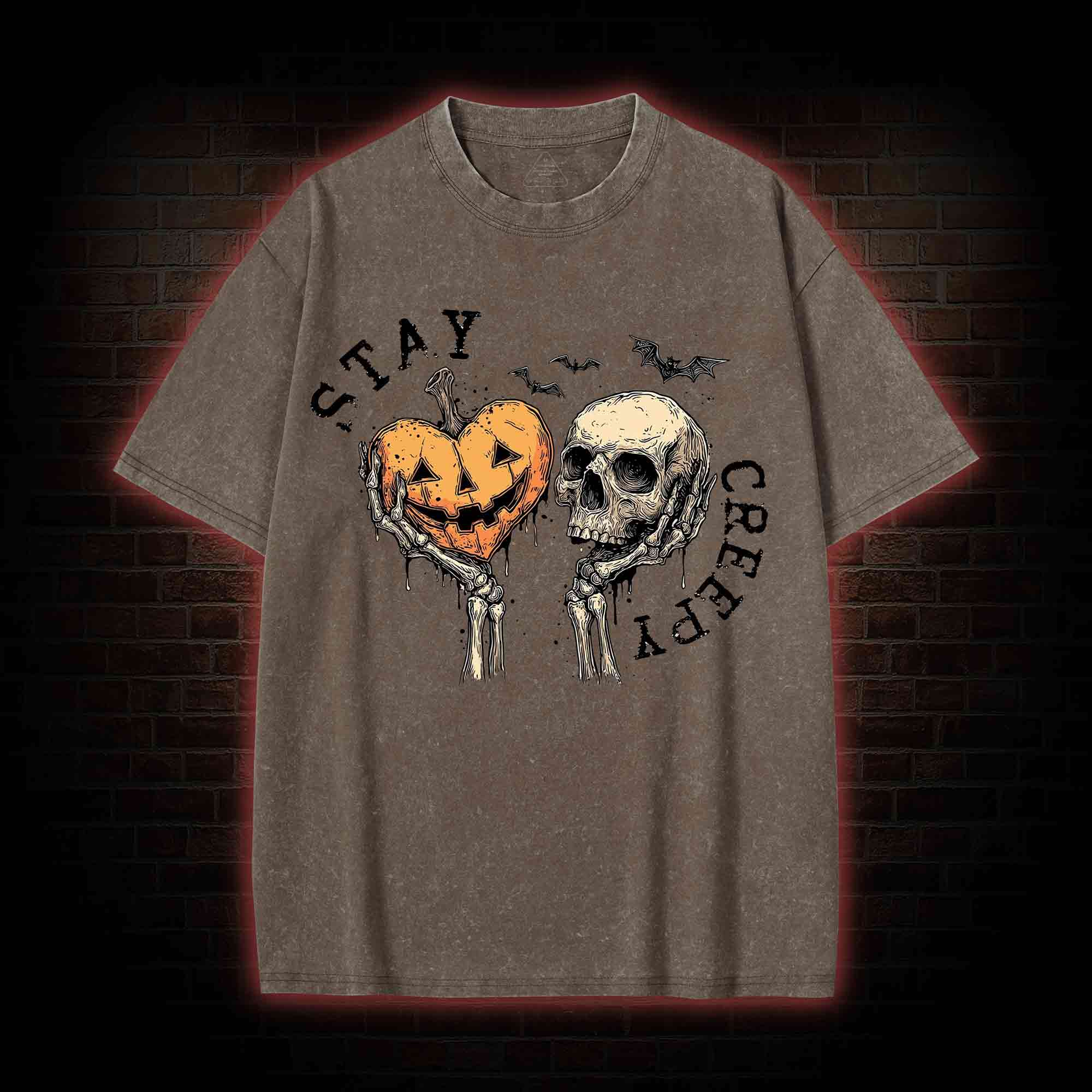 Stay Creepy Washed T-shirt