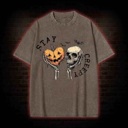 Stay Creepy Washed T-shirt