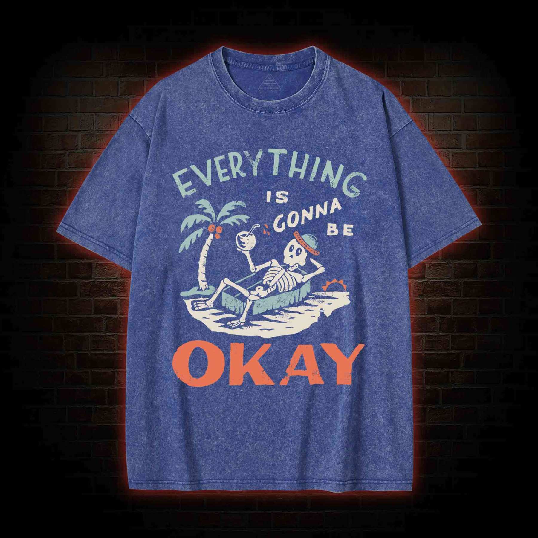 Everything Is Gonna Be Okay Washed T-shirt
