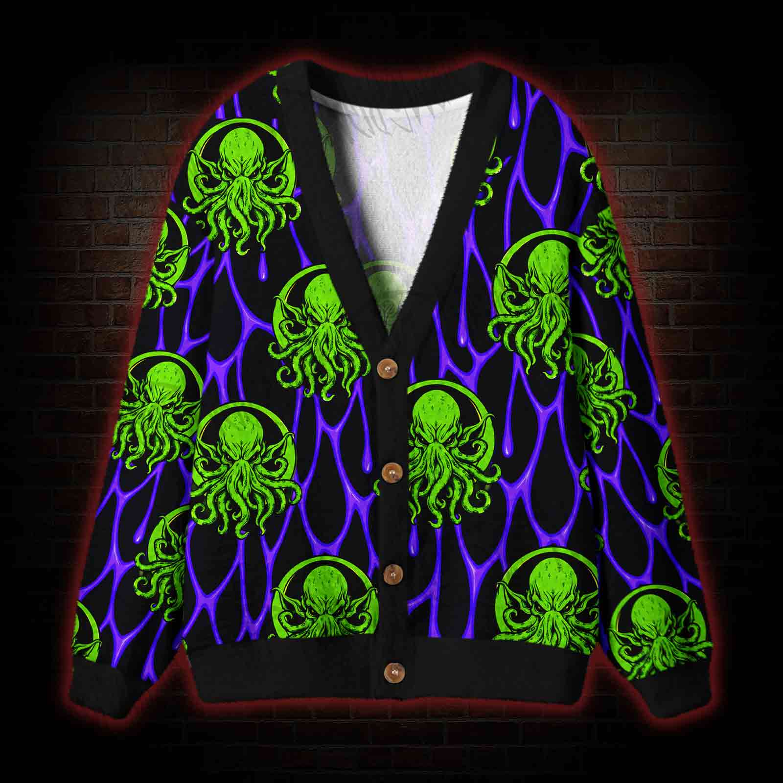 Echoes of the Fhtagn Cardigan Sweater
