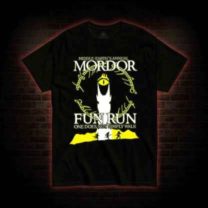 Mordor Fun Run T-shirt