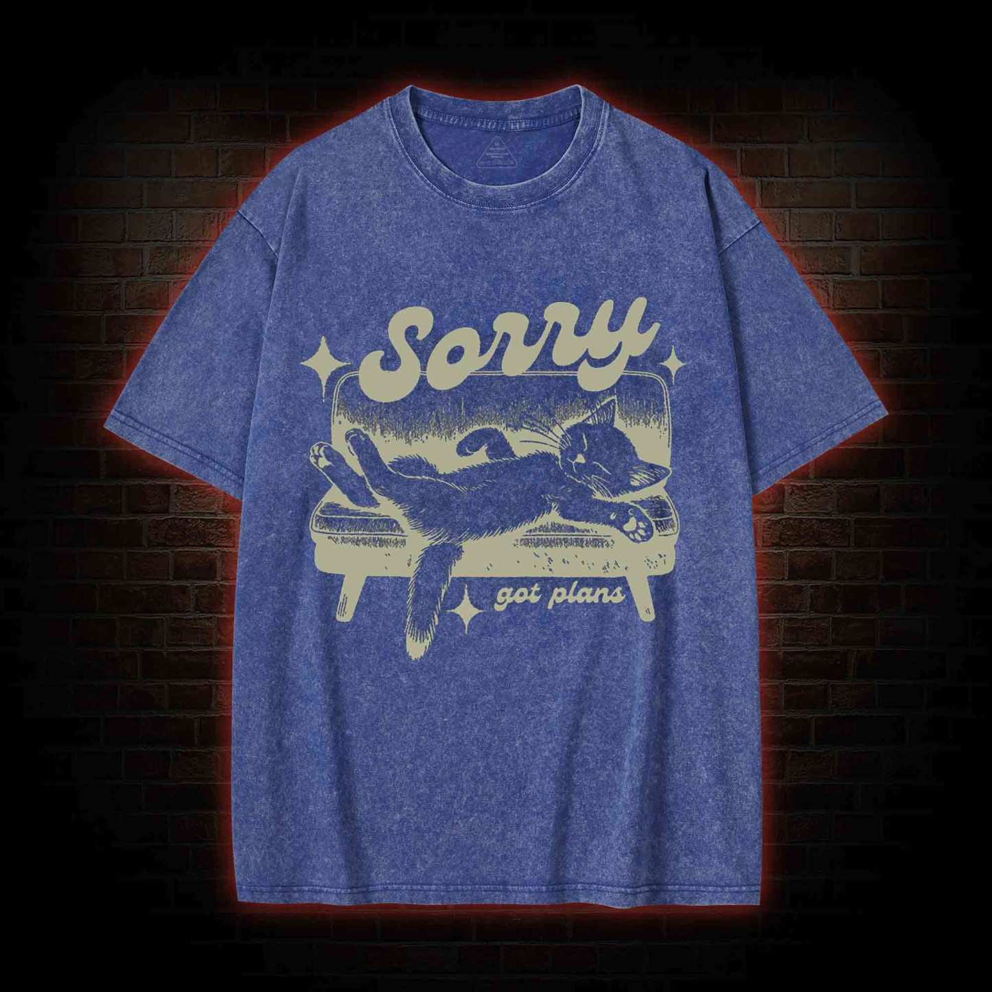 Sorry Got Plans Washed T-shirt