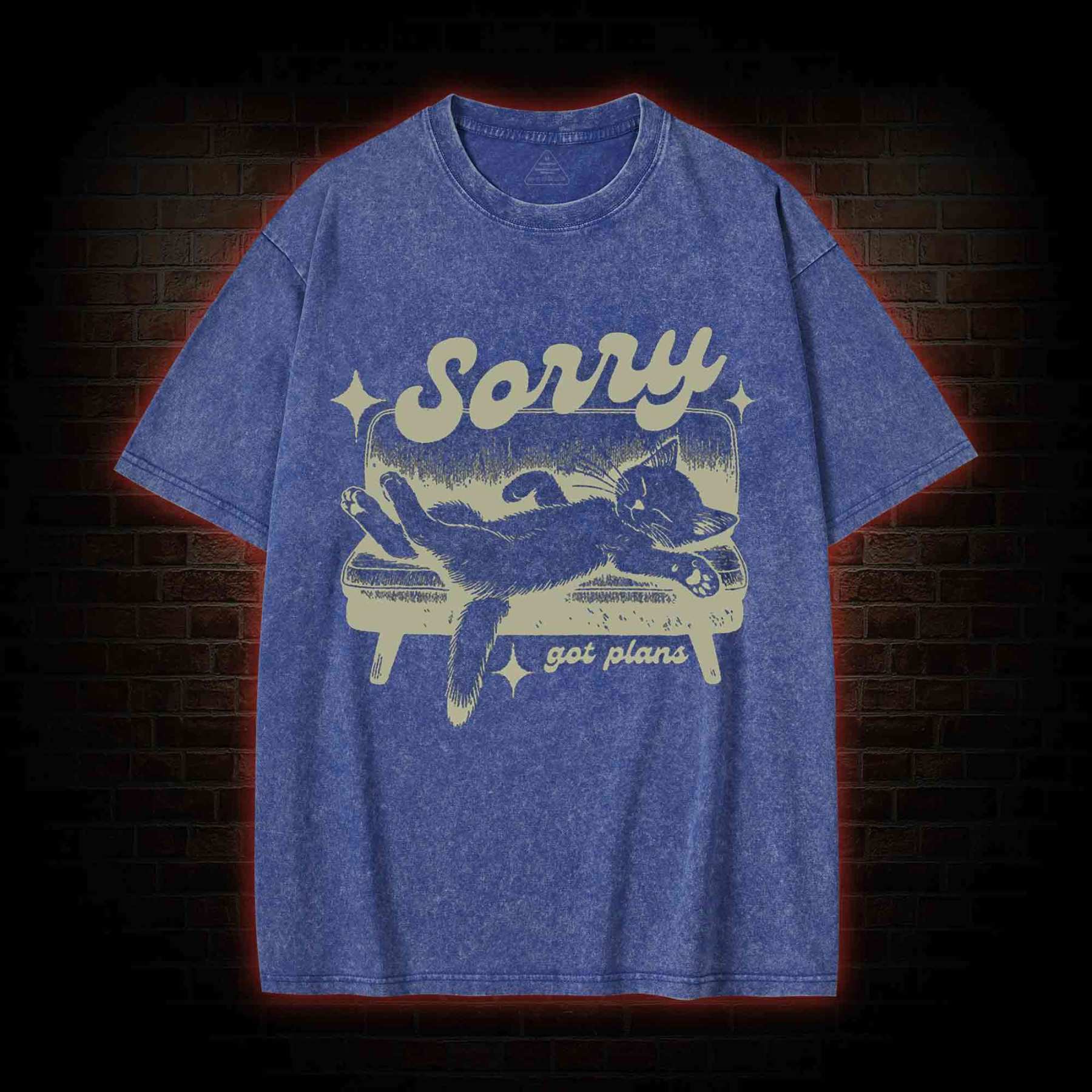 Sorry Got Plans Washed T-shirt