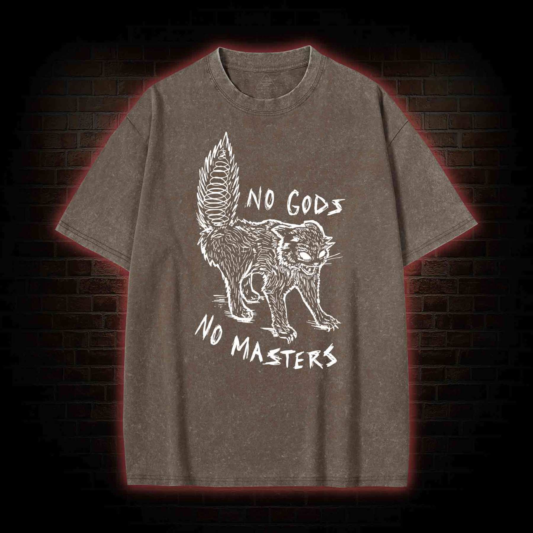 No Gods No Masters Washed T-shirt