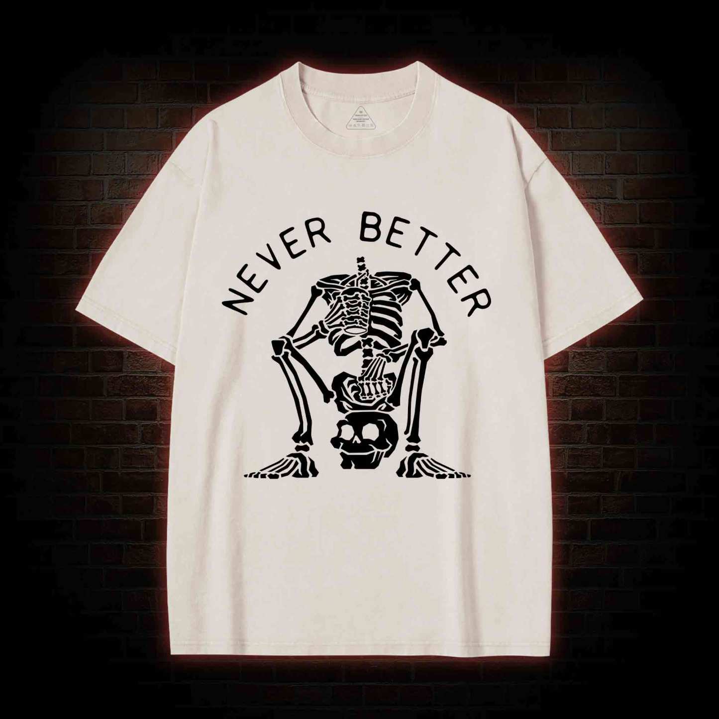 Never Better Graphic Washed T-shirt