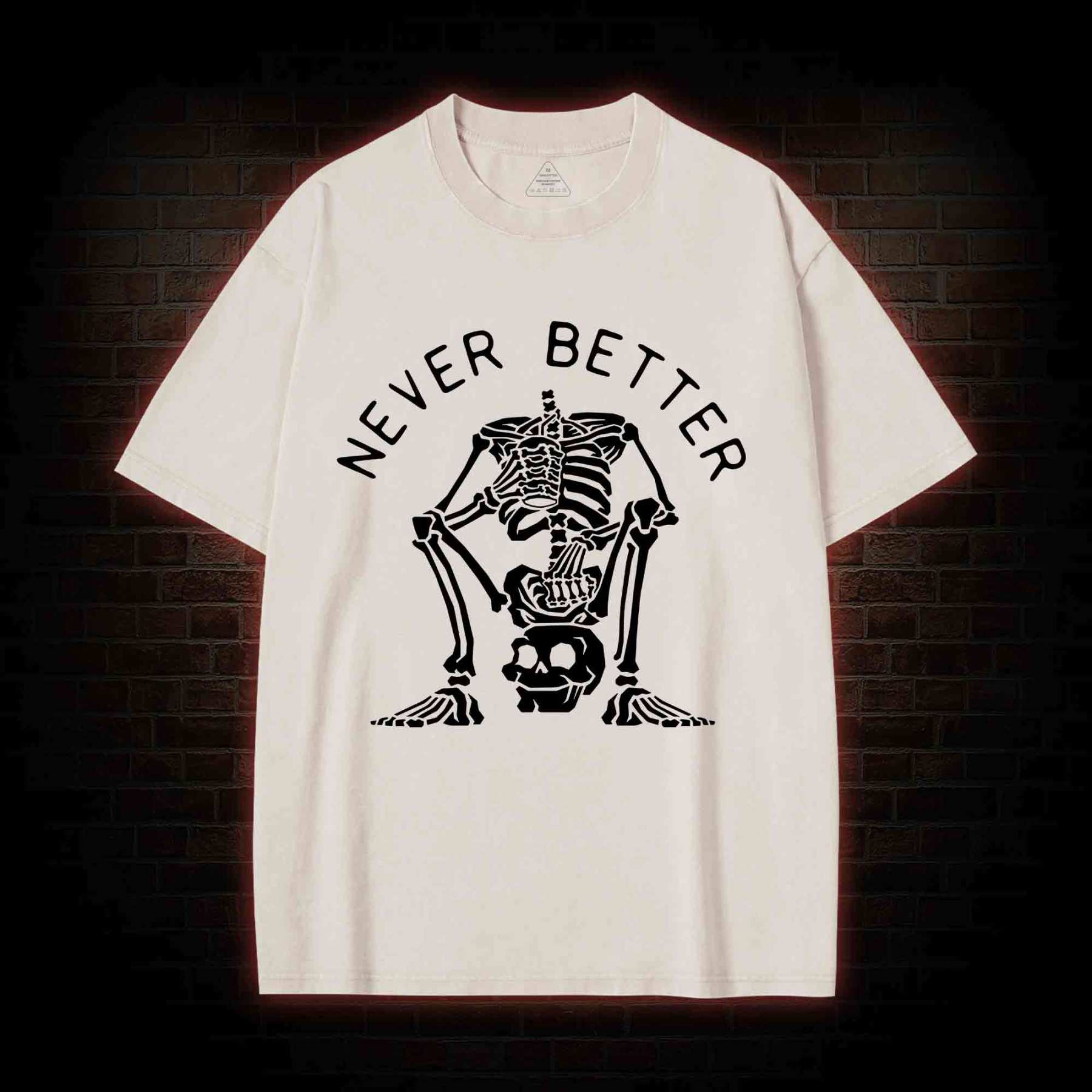 Never Better Graphic Washed T-shirt