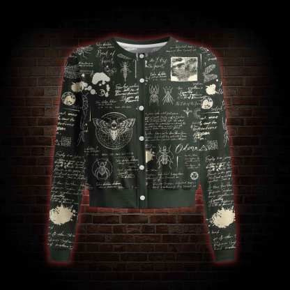 Retro Insects Cardigan Sweaters
