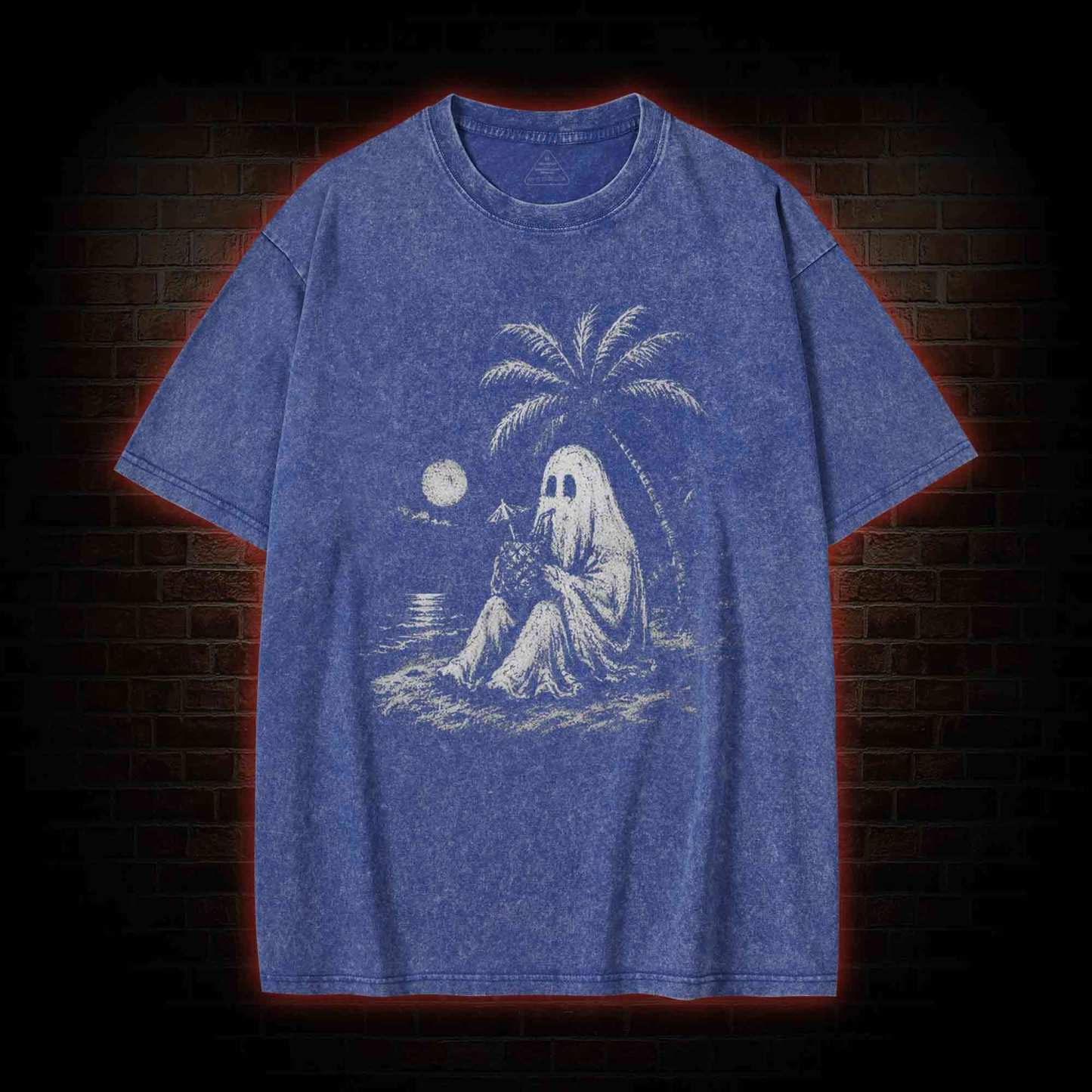 Spooky Summer Halloween Washed T-shirt