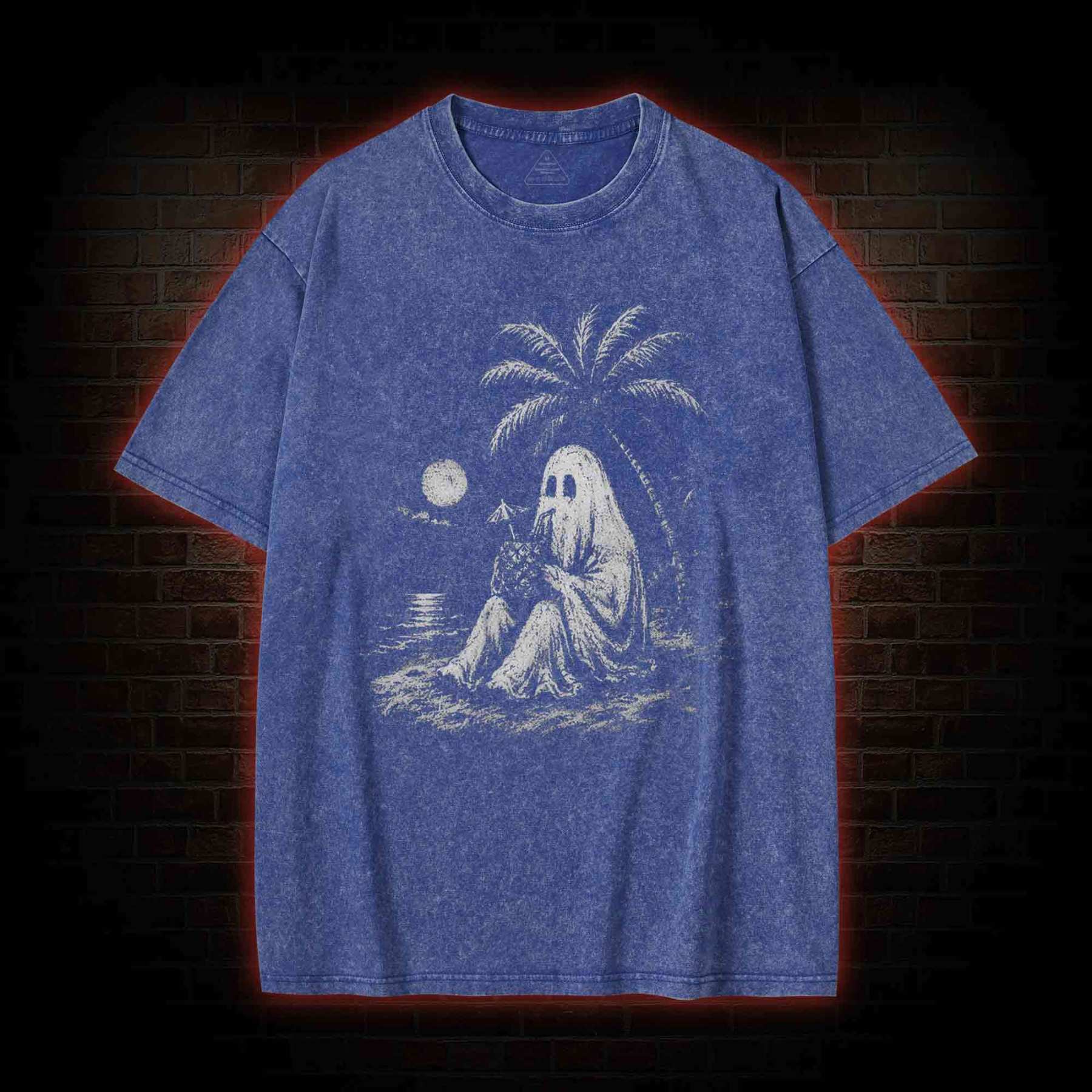 Spooky Summer Halloween Washed T-shirt