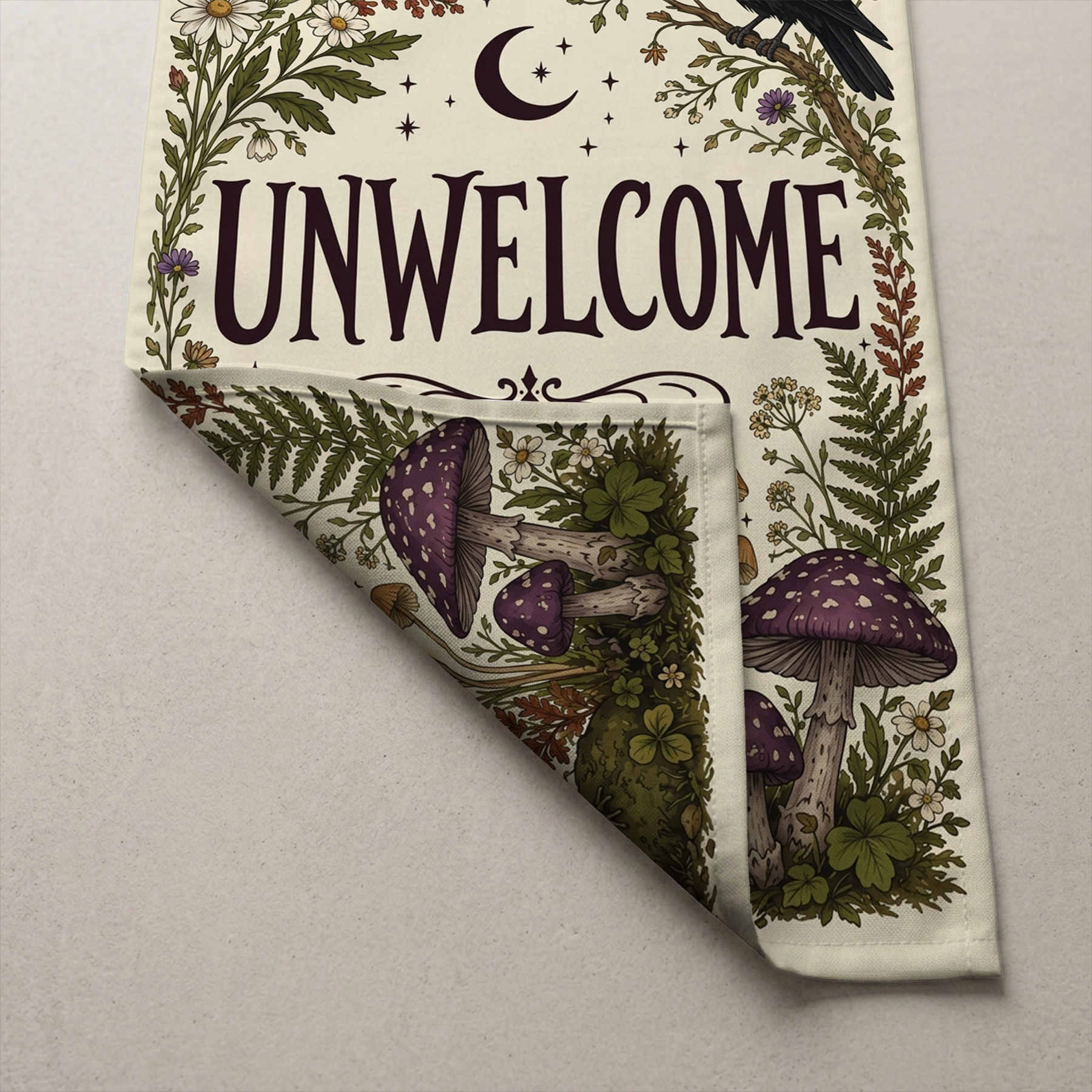 Unwelcome Funny Garden Flag