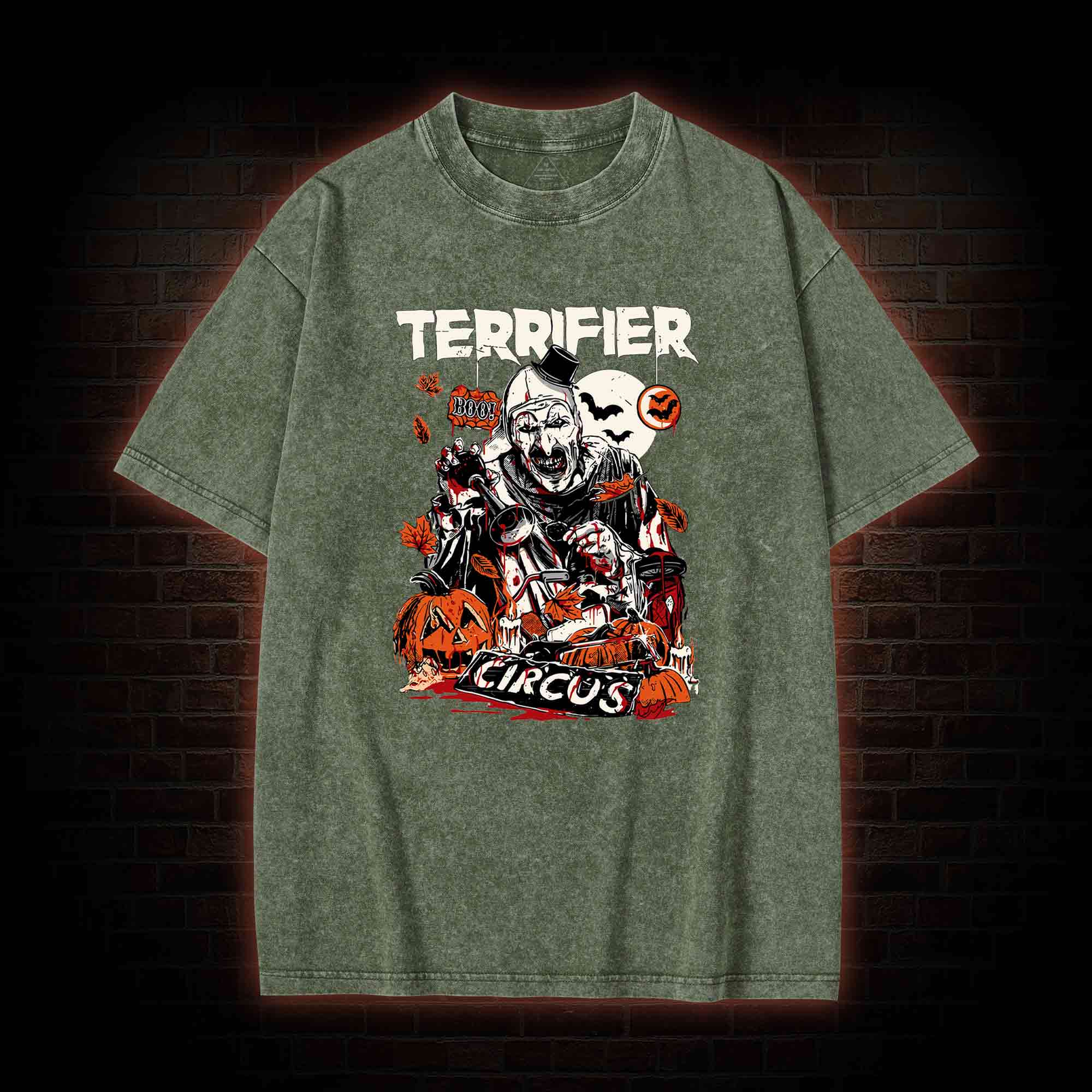 Terrifier Art the Clown Washed T-shirt