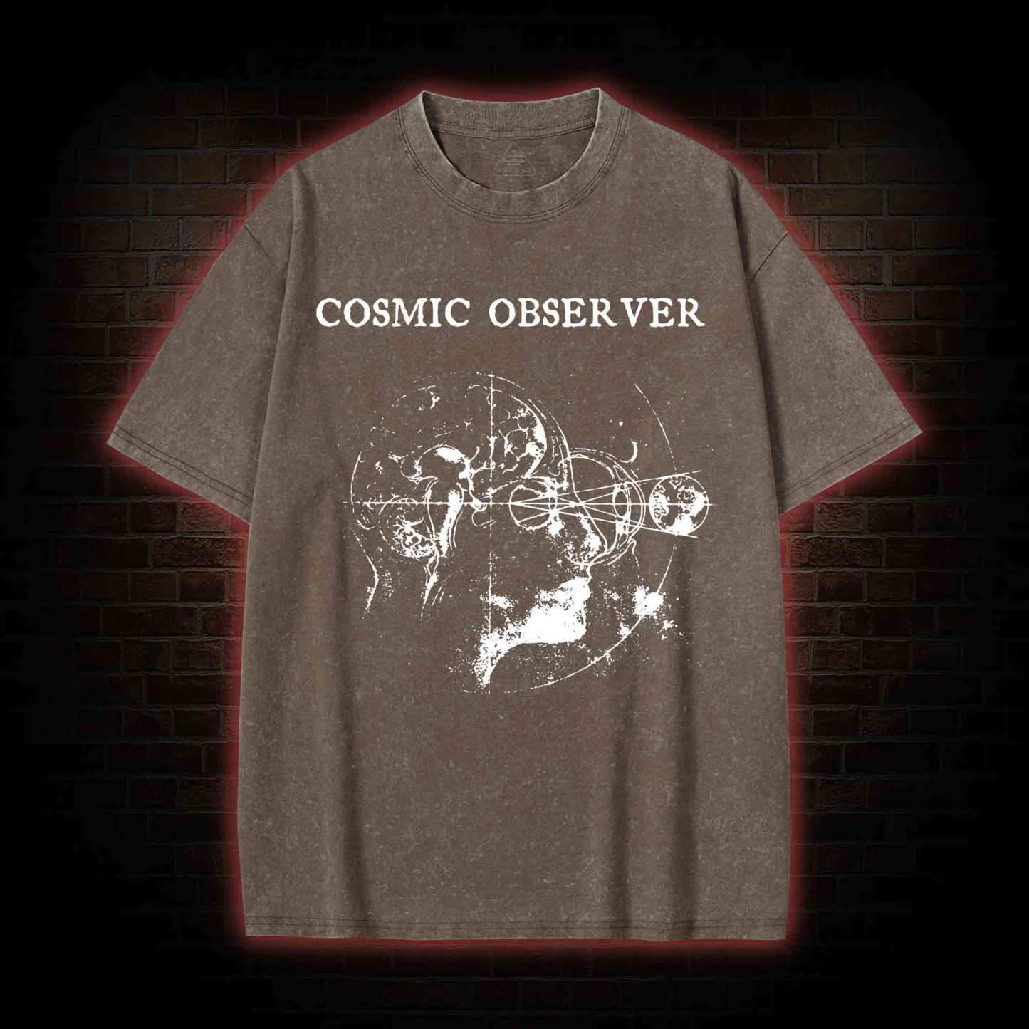 Cosmic Observer Washed T-shirt