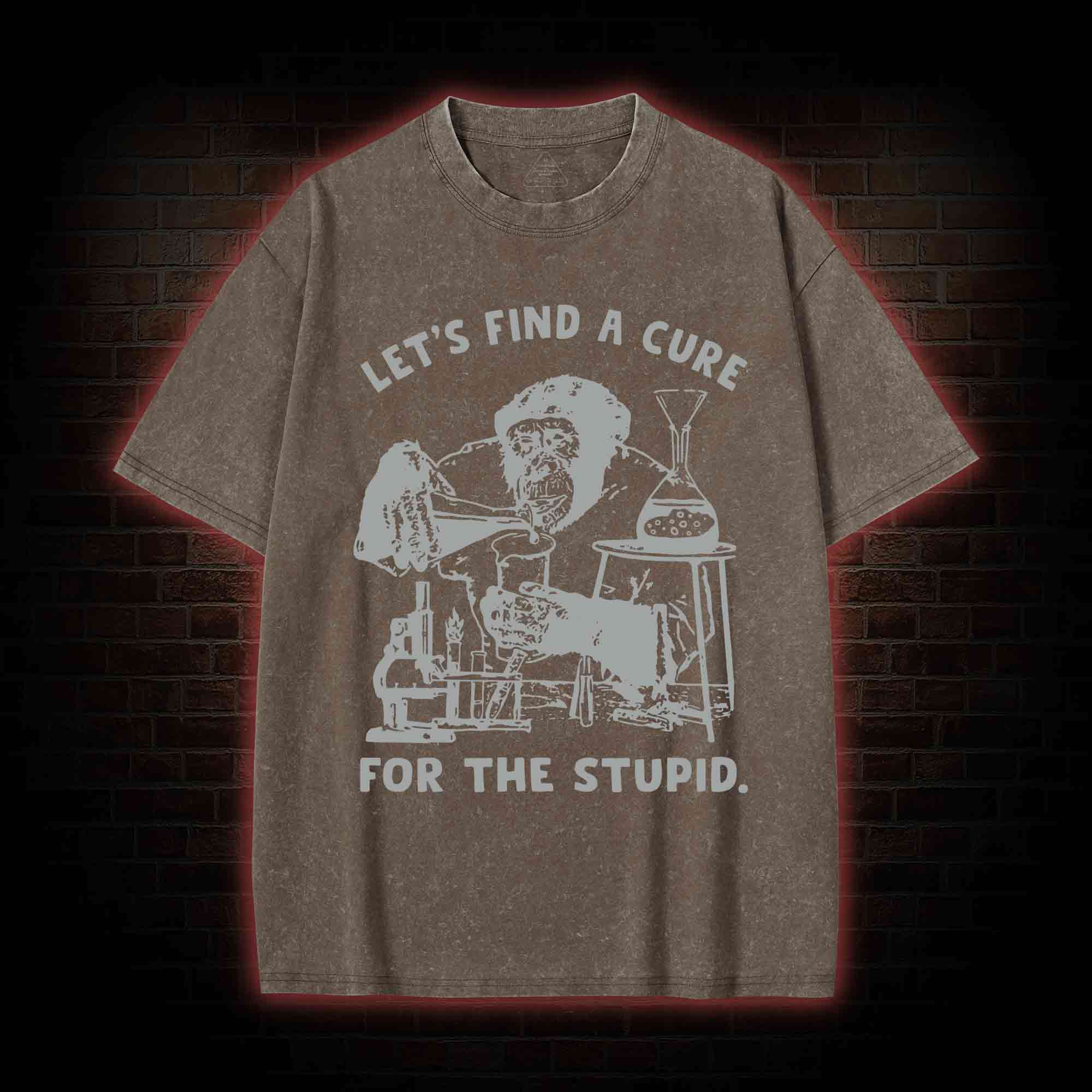 Let's Find A Cure Washed T-shirt