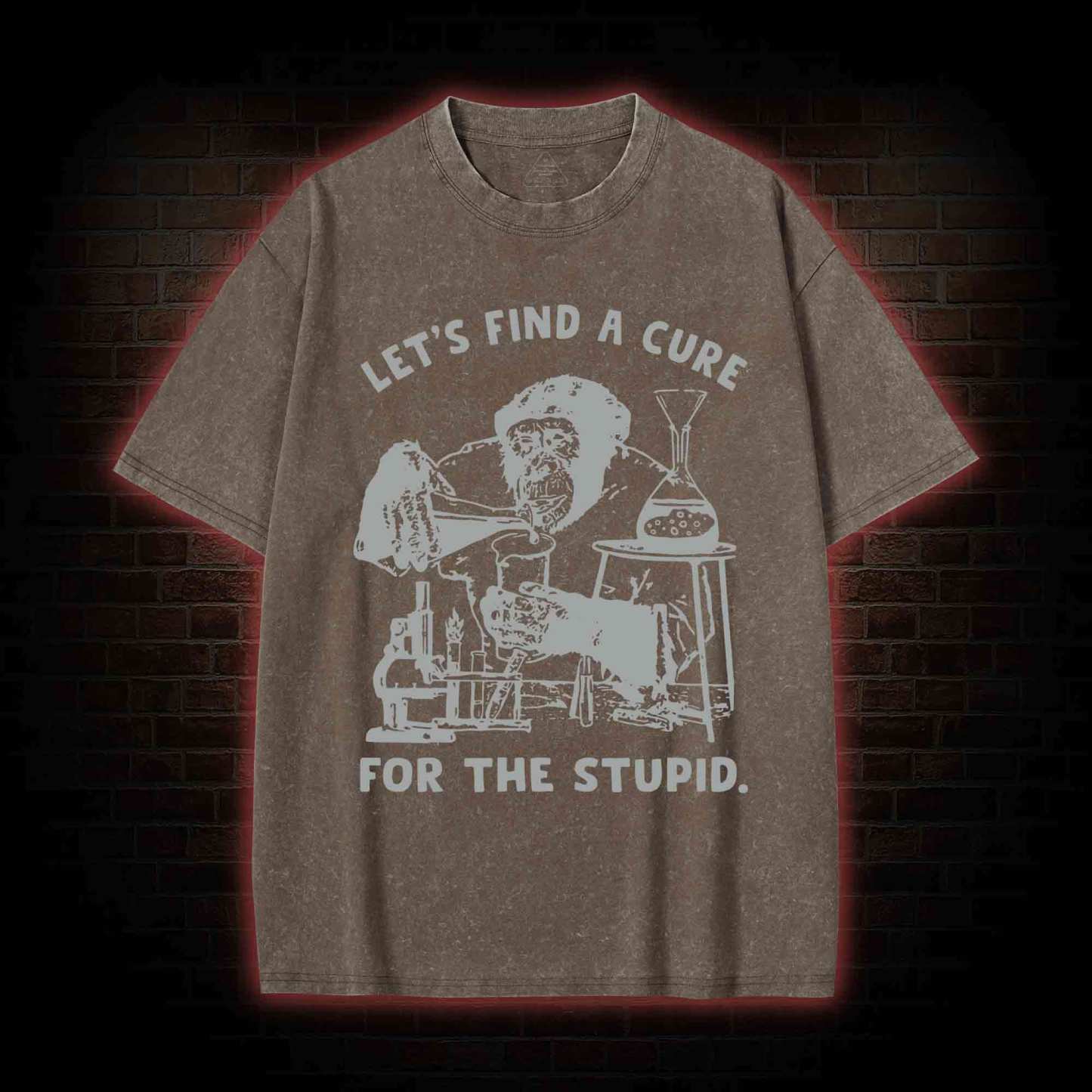 Let's Find A Cure Washed T-shirt
