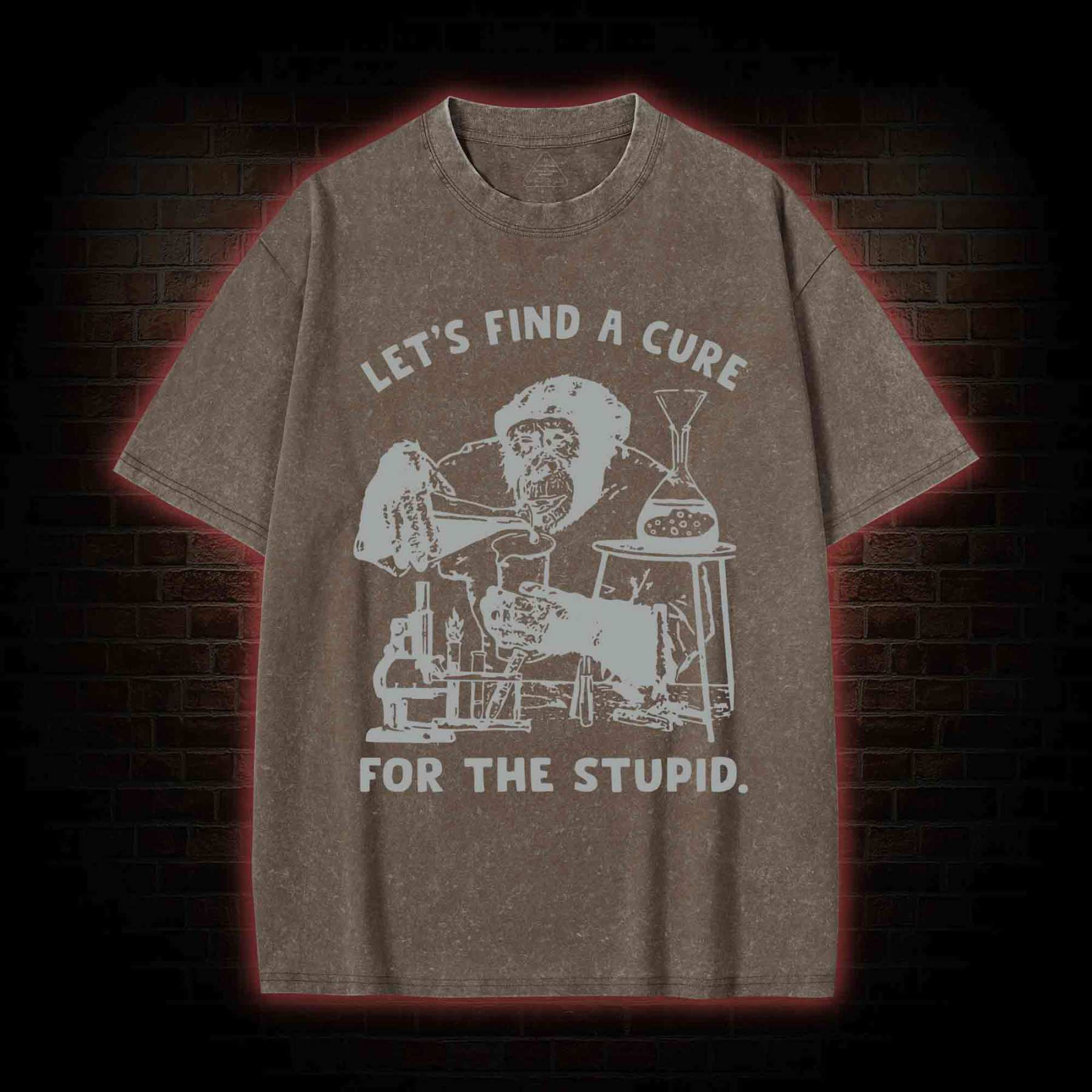 Let's Find A Cure Washed T-shirt