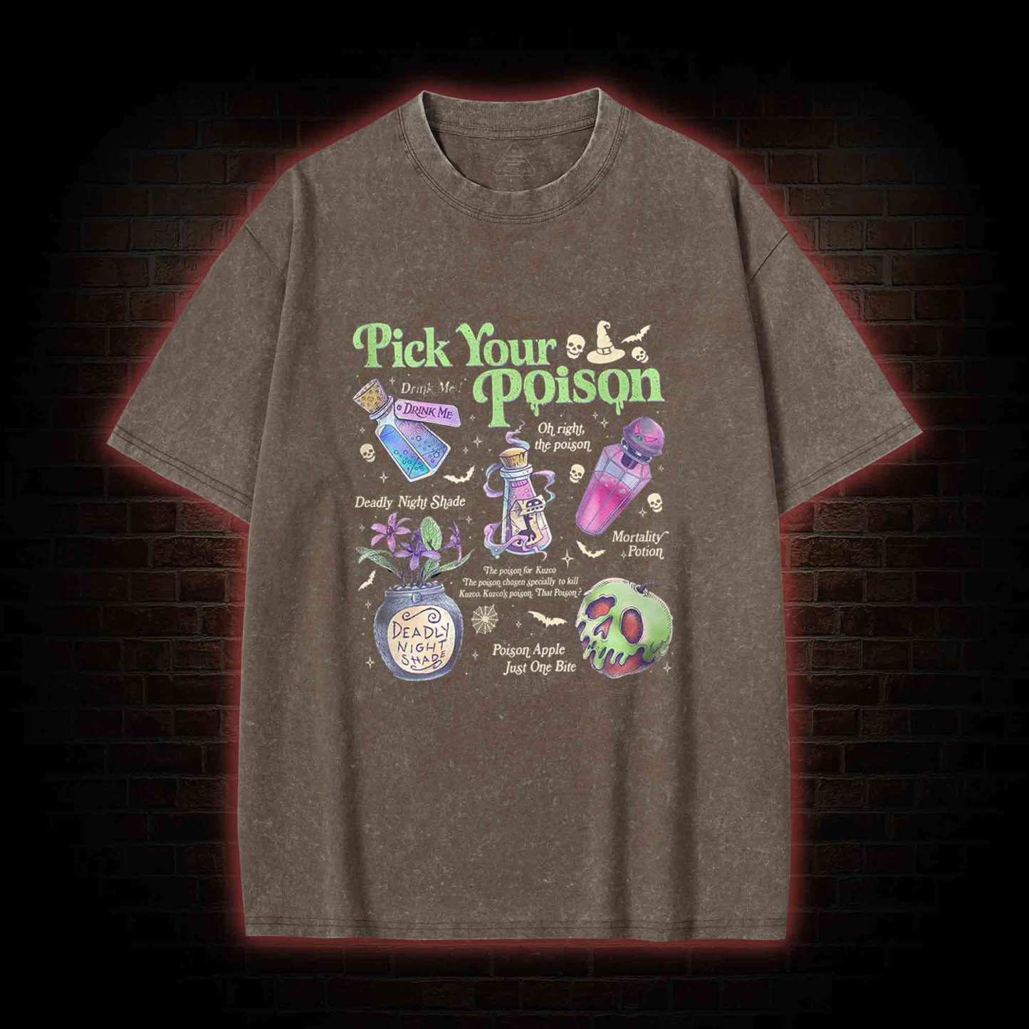 Vintage Pick Your Poison Washed T-shirt