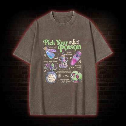 Vintage Pick Your Poison Washed T-shirt