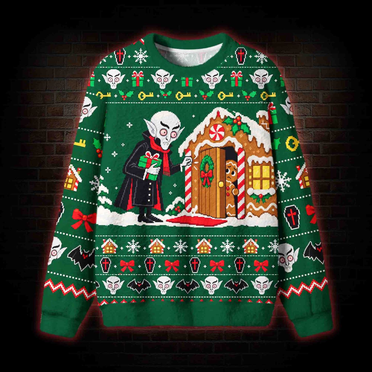 Vampire Christmas Ugly Sweatshirts