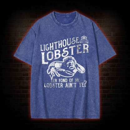 Lighthouse Lobster Washed T-shirt